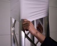 Housse de stand en spandex extensible avec logo imprimé personnalisé pour événements, salons professionnels, location de stands, fournisseur en gros