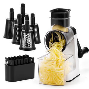 <span class=keywords><strong>Grattugia</strong></span> formaggio <span class=keywords><strong>grattugia</strong></span> manovella cibo <span class=keywords><strong>grattugia</strong></span> 5 in 1 formaggio rotativo <span class=keywords><strong>grattugia</strong></span> verdura affettatrice - Product Image 2