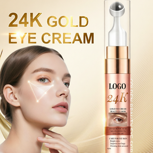 Crème pour <span class=keywords><strong>les</strong></span> yeux anti-âge et anti-rides à l'or 24 carats, à la vitamine C et à l'acide hyaluronique, pour estomper <span class=keywords><strong>les</strong></span> cernes et réduire <span class=keywords><strong>les</strong></span> poches sous <span class=keywords><strong>les</strong></span> yeux (Marque privée) - Product Image 1