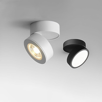 Vente en gros de spots LED de plafond réglables 220V 5W 7W 12W 3000K 4000K 6000K, montage en surface