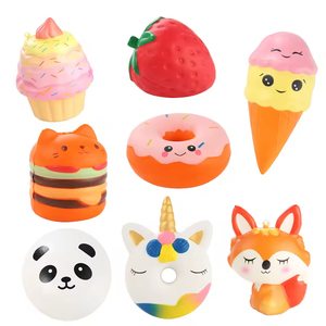 Pelotas Antiestrés de PU Suave con Forma de Fruta, Ecológicas, Juguetes Sensoriales para Niños y Adultos, Venta al Por Mayor de Fábrica, Alta Calidad - Product Image 1