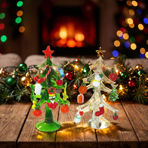 Chien Keng Decoración para el Hogar, Figura Religiosa de Cristal para Árbol de Navidad, Multicolor, 200 mm de Altura con Accesorios, Estilo Europeo - Product Image 3