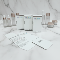 Kit de traitement des boutons d'acné personnalisé, emballage en boîte, feuille d'aluminium argentée, emballage cosmétique personnalisé, emballage en papier, 100 ml