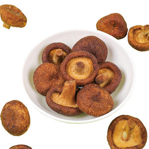 도매 저렴한 가격 200 g 탈수 표고 버섯 칩 말린 과일과 야채 진공 튀긴 버섯 간식 - Product Image 1