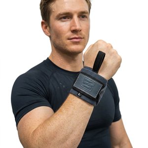 สายรัดข้อมือแบบยืดหยุ่นสำหรับงานหนักสีเทาแบบกำหนดเอง - Product Image 1