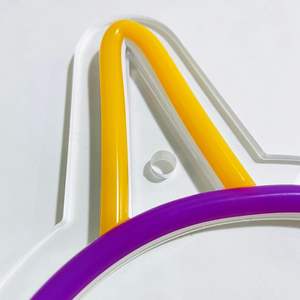 ป้ายไฟนีออน LED GGK ลายหน้ากากมาจอย่า ซีรีส์ LoZ ตัวเรือนอะคริลิคกันน้ำระดับ IP65 ของตกแต่งผนังสำหรับห้องเกมเมอร์ ของขวัญสำหรับแฟนๆ เกม Zelda - Product Image 3