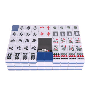 Taiwan Bamboo Grain <b>Mahjong</b> <b>Set</b> 30mm Mini Travel Melamine <b>Mahjong</b> for Home Outdoor Use - Product Image 3