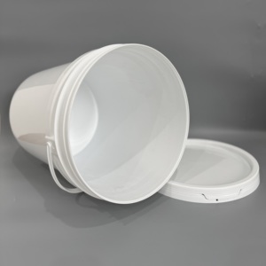 Seau en plastique jetable de qualité alimentaire compostable du fabricant, 30 litres avec couvercle, tailles 10L-30L - Product Image 6