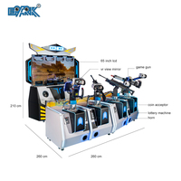 4 joueurs d'intérieur 9D VR Arcade Video Simulator Game Machine Coin Operated Shooting Payers VR AR Game Made Durable Metal
