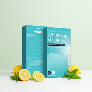 Bandes blanchissantes pour les dents en vente, bon résultat, ingrédients naturels blanchissants, noix de coco, citron, sauge, douces, non sensibles, ajustement personnalisé, <span class=keywords><strong>42</strong></span> bandes - Product Image 1