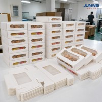 Scatola di Carta con Finestra in PVC Trasparente per Confezionamento Biscotti e Prodotti da Forno
