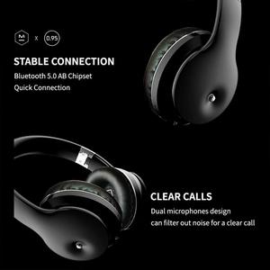 GlobalCrown, auricular portátil con cancelación de ruido para jugadores, Bluetooth 5,0, auriculares HiFi plegables, auriculares inalámbricos - Product Image 6