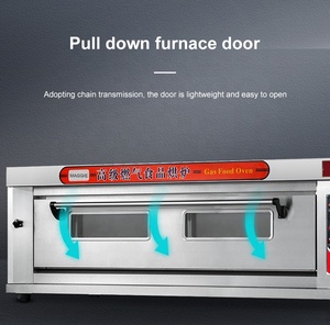 <span class=keywords><strong>Horno</strong></span> <span class=keywords><strong>Industrial</strong></span> a Gas para Panadería, Pasteles, Pan y Repostería, <span class=keywords><strong>Horno</strong></span> de Plataforma Grande de Acero Inoxidable para Uso en Restaurantes - Product Image 5