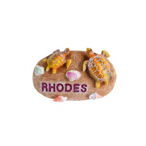 แม่เหล็กติดตู้เย็นแบบสามมิติทำจากเรซินข้ามพรมแดนแบบยุโรปชายหาดสเปน3D อิตาลีฉากมหาสมุทรอันสวยงาม - Product Image 2