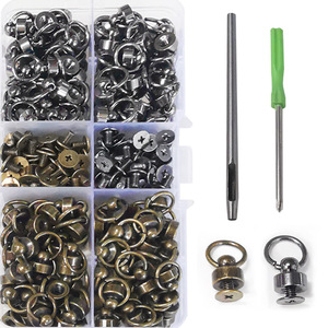 Anillos de sujeción Monk Head, 160 piezas, conectores de cobre para fundas de teléfono y pulseras, con tornillos y juego de herramientas de perforación - Product Image 5