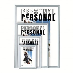 Marco a presión de aluminio de 25 mm personalizado con perfil A1 A2 A3 A4 A0 para pósteres de interior, montado en pared con esquina ingletada - Product Image 1