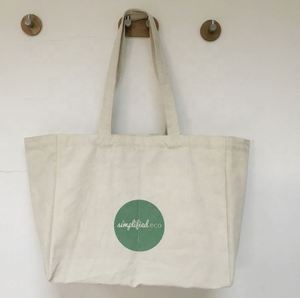 Bolso grande de algodón con 6 bolsillos interiores grandes - Product Image 3