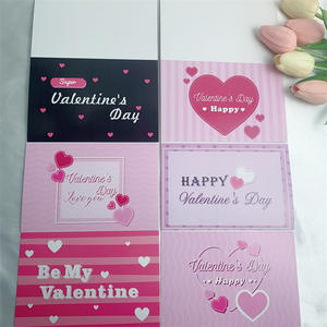 Set di 6 biglietti di auguri con busta essere il mio San Valentino felice san valentino - Product Image 1