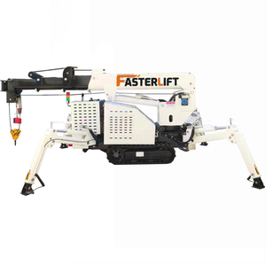 סין מיני עכביש סריקה נייד עגור למכירה 1 טון 3 טון 5 טון מחיר עכביש מנוף להרים 8t זבוב ג 'יב - Product Image 5