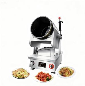 <span class=keywords><strong>Cilindro</strong></span> giratorio de arroz frito automático de fábrica, olla Robot, máquina de cocina Wok eléctrica de Gas, freír, restaurante, cocina - Product Image 1
