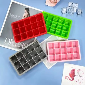 Stampi in Silicone <span class=keywords><strong>4</strong></span> /6/8/15/37 sfera in Silicone stampo per ghiaccio con coperchio in resina siliconica per la produzione di ghiaccio - Product Image 4