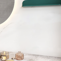 Papier peint mural autocollant imperméable en marbre rose pour cuisines, chambres et salles à manger