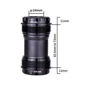 Boîtier de <span class=keywords><strong>pédalier</strong></span> de <span class=keywords><strong>vélo</strong></span> T47, <span class=keywords><strong>pédalier</strong></span> 24, DUB 29, roulement scellé 30 mm, <span class=keywords><strong>filetage</strong></span> 47, 68, 73 mm, axe à rainures 28,99 mm, VTT, <span class=keywords><strong>vélo</strong></span> de route - Product Image 5