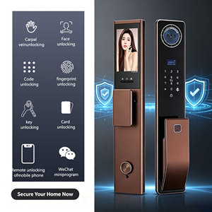 Cerradura Inteligente GlomarketCNC con Reconocimiento Facial 3D, Huella Dactilar, Vídeoportero WiFi Tuya, Cerradura Inteligente para Puerta con Pantalla HD de 4.5 Pulgadas - Product Image 2