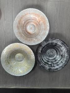 Gros <span class=keywords><strong>grand</strong></span> bol en verre coloré turc antique avec bord doré et argenté Design classique écologique pour les mariages - Product Image 6