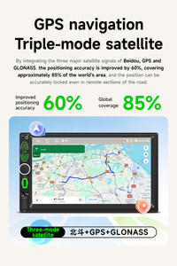 BQCC 7 "2Din Octa Core Android REPRODUCTOR DE COCHE Radio Carplay GPS DSP WIFI 4G BT FM Mirrorlink Autoradio Monitor de coche para Universal - Product Image 6