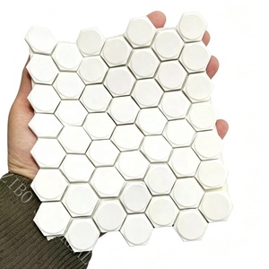 Mosaïque hexagonale en <span class=keywords><strong>céramique</strong></span> d'alumine à 92 % / 95 %, bonne résistance à l'abrasion, épaisseur 12 mm, 6 mm, 3 mm - Product Image 5