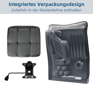 SEDIA DIREZIONALE ERGONOMICA XXL CON COMFORT PREMIUM NERA - Product Image 6