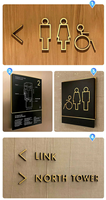 Enseigne de porte d'hôtel rétroéclairée par LED sur mesure, enseigne électronique lumineuse, numéros de maison pour mariages, bâtiments, écoles, télécommande, IP65