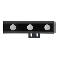 Projecteur LED mural certifié 12W RGBW pour extérieur, lampe rideau IP65, applique murale linéaire