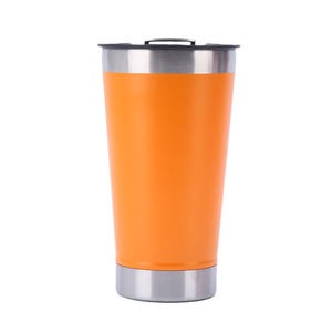 Vente en gros chope à bière moderne et portable à double couche en acier inoxydable de 20oz avec paille intégrée ouvre-bouteille voiture bureau fête - Product Image 5