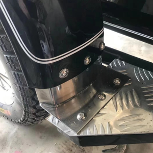 Support de fixation de garde-boue à repose-pieds en acier inoxydable pour moto avec side-car, compatible CJK750, connecteur de marchepied pour side-car - Product Image 2