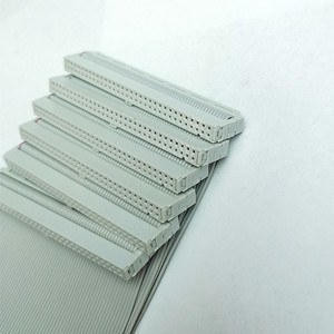 64Pin Gray IDC <b>Ribbon</b> Cable PVC Insulated Copper Conductor For Electronic Instrumentation Testing - Product Image 2