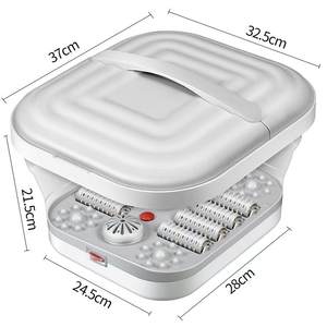 Idromassaggiatore Plantare Shiatsu Elettrico Pieghevole con Rulli per <span class=keywords><strong>Pediluvio</strong></span> per Migliorare la Circolazione Sanguigna - Product Image 5