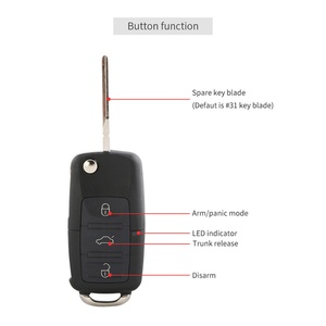 <b>Remote</b> Lockcar Alarmcar Alarm <b>Key</b> Fobs <b>Remote</b> Central Door Lock Unlock - Product Image 3
