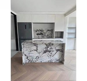 Modern Luxury Calacatta Viola White Marble with <b>Grey</b> Vein Slabs for Kitchen Countertops - Product Image 3