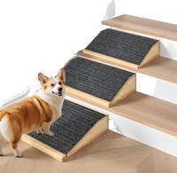 Rampe pour chien en bois légère et antidérapante Lamp Tree, pour l'aide à la sécurité, idéale pour les lits, les camions, les canapés et les escaliers, escalier stable pour animaux de compagnie