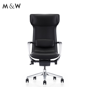 M & W Cómoda silla de oficina giratoria de cuero genuino Execellence Silla de oficina moderna - Product Image 3
