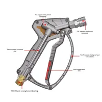 Pistolet à eau haute pression transfrontalier SG28 4060psi, nettoyeur haute pression en plastique, ensemble de raccord rapide 1/4, lavage de voiture, détaillage automobile