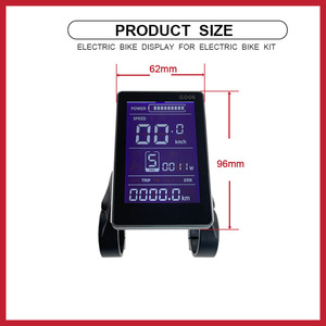 Jn Gd06 Groot Verticaal Lcd-Scherm Voor Jiannuo <span class=keywords><strong>Controller</strong></span> Elektrische Scooter Hub Motor Conversie Kit Met Ebike Functies - Product Image 5