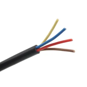 RVV RVVP cabo 2X1.0mm 2X1.5mm 2x2.5mm isolado pvc flexível cabo de fios elétricos