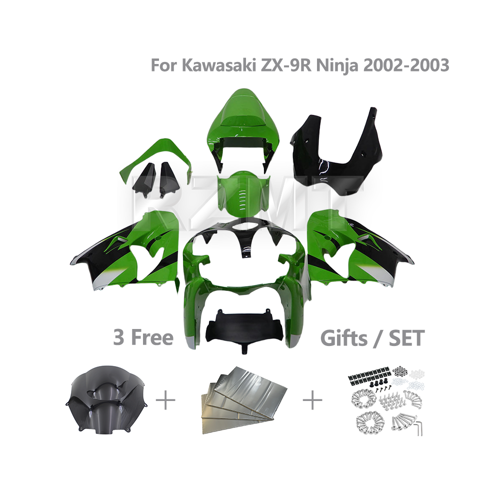 ABS フェアリングキット Kawasaki Ninja ZX9R 2002 2003 02 03 ZX-9R