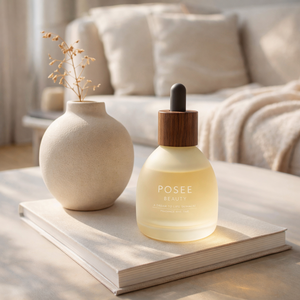 Flacon compte-gouttes carré en verre de luxe à base épaisse avec logo personnalisé, estampage doré, 30ml 50ml 100ml, flacon de sérum transparent à fond épaissi - Product Image 4