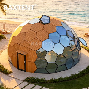 Carpa Domo <span class=keywords><strong>de</strong></span> Cristal con Estructura <span class=keywords><strong>de</strong></span> Panal <span class=keywords><strong>de</strong></span> Abeja RAXTENT <span class=keywords><strong>de</strong></span> 7 Metros para Glamping y Airbnb en la <span class=keywords><strong>Playa</strong></span>, Resistente <span class=keywords><strong>a</strong></span> la Intemperie - Product Image 4