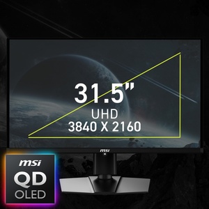 MSI MAG QD-OLED 321UP 32นิ้ว3840x2160 (UHD) จอคอมพิวเตอร์165Hz เอียงปรับความสูงได้ลำโพง0.03MS สีดำ - Product Image 4