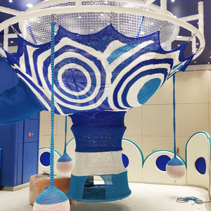 Filet de corde intérieur personnalisé aire de jeux et planification de <span class=keywords><strong>parc</strong></span> pour centres commerciaux et centres familiaux par l'équipe de conception de l'usine NetsTribe - Product Image 3